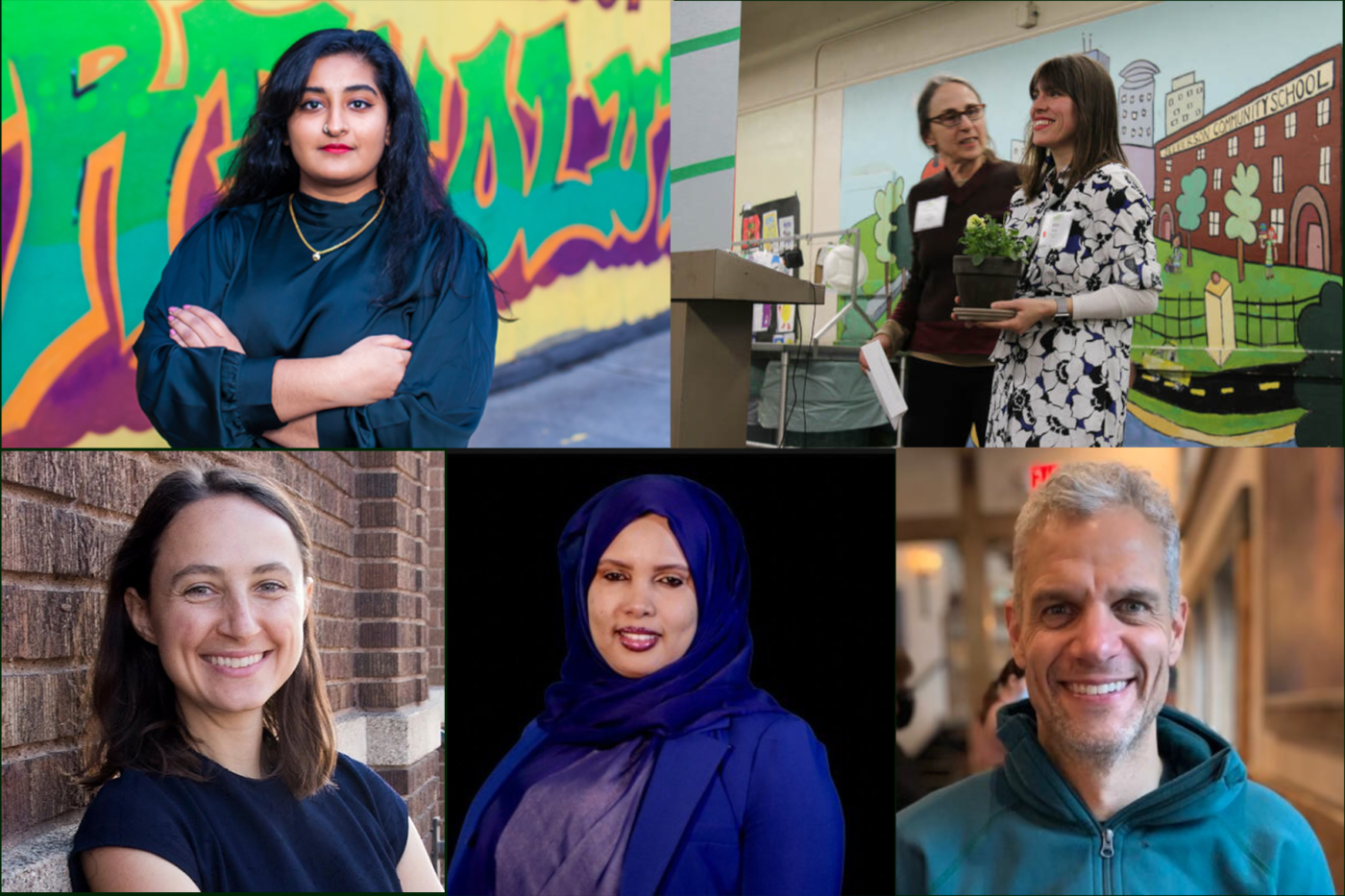 The five candidates that responded from ward 10