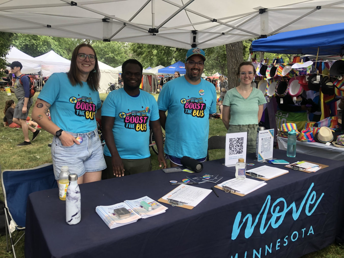 Move Minnesota volunteers at the 2022 Twin Cities Pride festival
